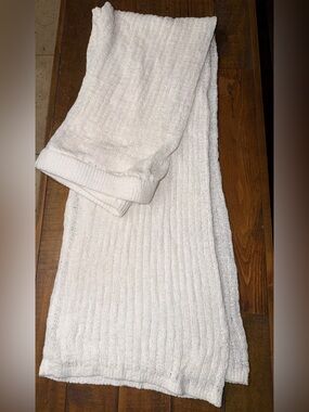 Cozy Cream Swim  Ribbed Knit Pants Cover Up